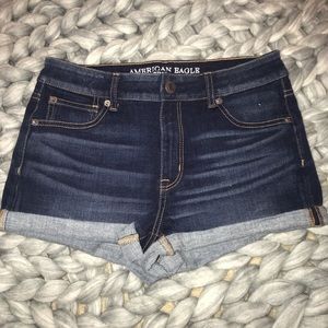 Hi-rise American Eagle Jean Shorts
